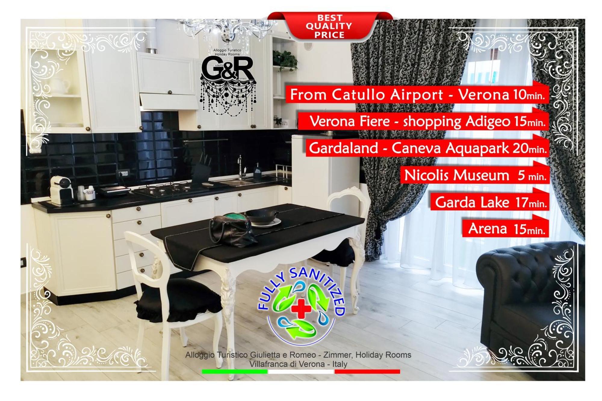 Alloggio Turistico Giulietta E Romeo - Intero Appartamento - Villafranca Di Verona, Zimmer, Holiday Rooms Exterior foto